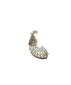 s.piero Ivoire E35.018 Cuir Or*Femme Sandales