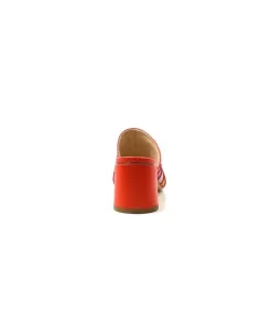 eliza Ivoire E9517 Cuir Orange Rose*Femme Sandales