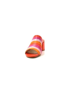 eliza Ivoire E9517 Cuir Orange Rose*Femme Sandales