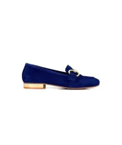 Ivoire0036a Ivoire Estar Daim Bleu Marine*Femme Mocassins