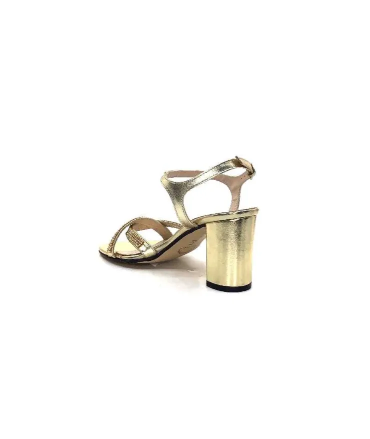 Ivoire0334 Ivoire F1607 Asia Cuir Gold*Femme Sandales