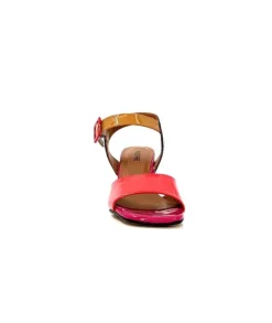 Ivoire0334 Ivoire F1136 Mare Cuir Vernis Multicolor*Femme Sandales