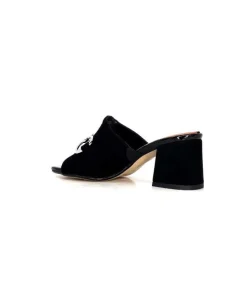 Ivoire0334 Ivoire F2298 Romagna Daim Noir*Femme Mules
