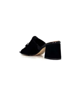 Ivoire0334 Ivoire F2298 Romagna Daim Noir*Femme Mules