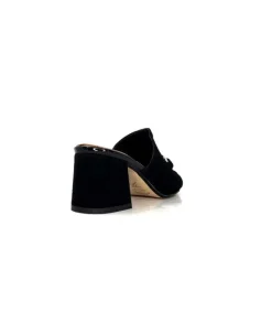 Ivoire0334 Ivoire F2298 Romagna Daim Noir*Femme Mules