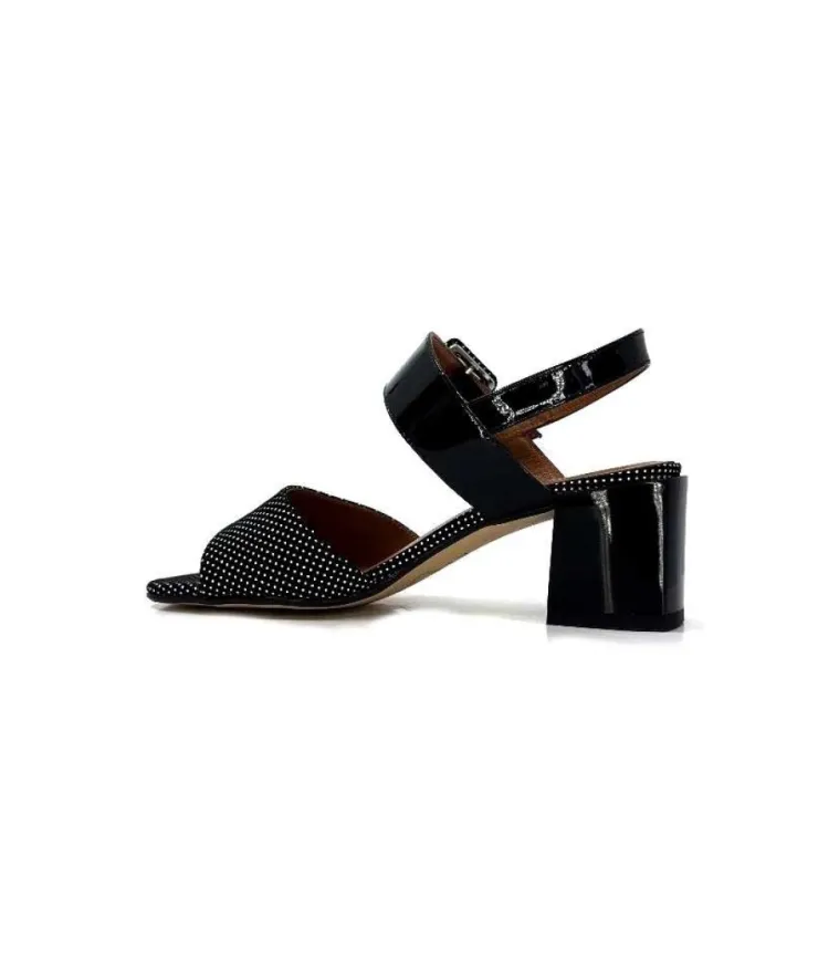 Ivoire0334 Ivoire F2191 Sardegna Daim Noir Poid Blanc*Femme Sandales