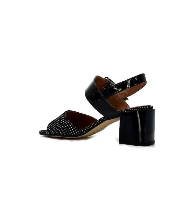 Ivoire0334 Ivoire F2191 Sardegna Daim Noir Poid Blanc*Femme Sandales