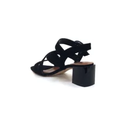 Ivoire0334 Ivoire F2063 Sardegna Daim Noir*Femme Sandales