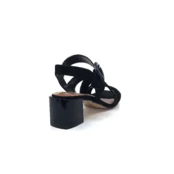Ivoire0334 Ivoire F2063 Sardegna Daim Noir*Femme Sandales