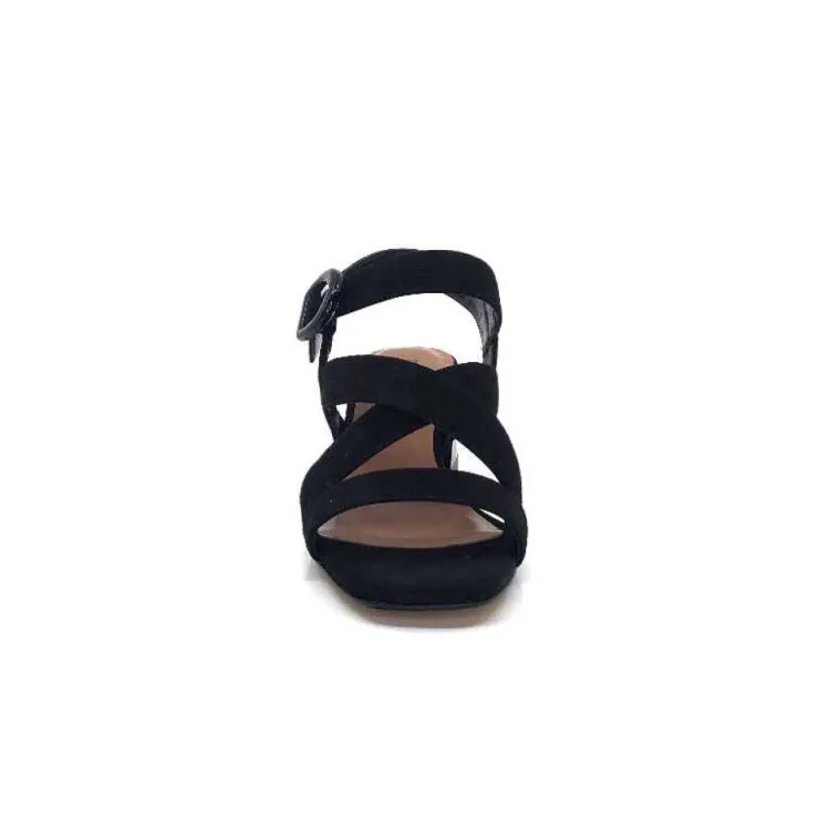 Ivoire0334 Ivoire F2063 Sardegna Daim Noir*Femme Sandales