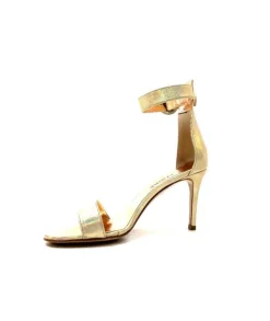 eclair paris Ivoire Gian V2 Cuir Metal Or*Femme Sandales