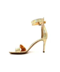 eclair paris Ivoire Gian V2 Cuir Metal Or*Femme Sandales