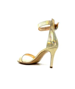 eclair paris Ivoire Gian V2 Cuir Metal Or*Femme Sandales