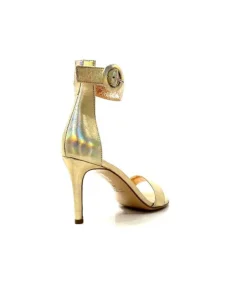 eclair paris Ivoire Gian V2 Cuir Metal Or*Femme Sandales