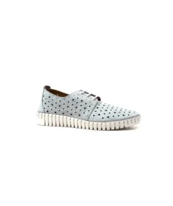 erdo Ivoire Hy 2023.1 Cuir Bleu Ciel*Femme Baskets