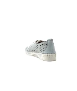 erdo Ivoire Hy 2023.1 Cuir Bleu Ciel*Femme Baskets
