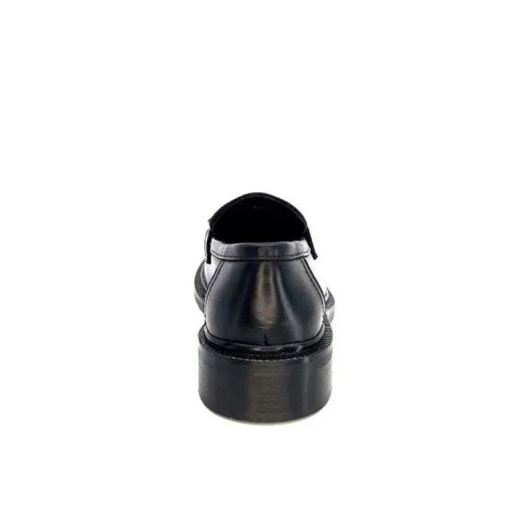 Ivoire0460a Ivoire Jeissan 1 Cuir Noir*Femme Mocassins