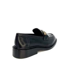 Ivoire0460a Ivoire Jeissan 1 Cuir Noir*Femme Mocassins