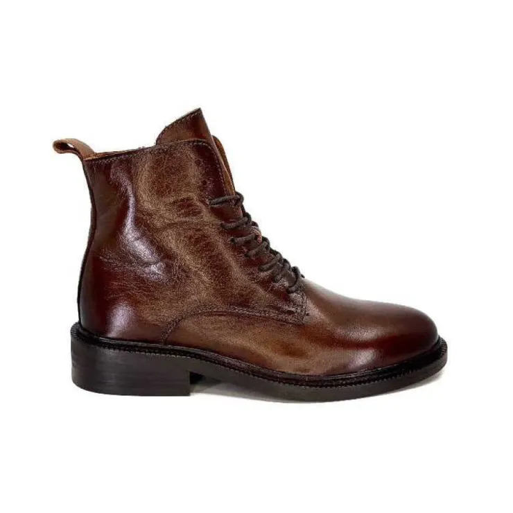 Ivoire0460a Ivoire Jobert Cuir Marron*Femme Bottines