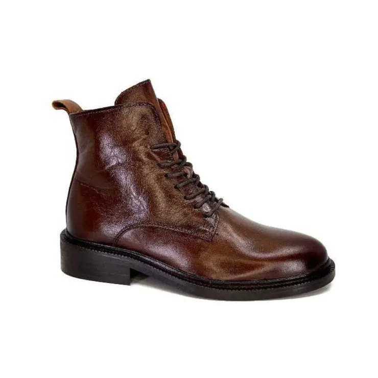 Ivoire0460a Ivoire Jobert Cuir Marron*Femme Bottines