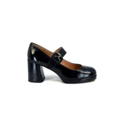 Ivoire0532 Ivoire K2002 M Cuir Vernis Noir*Femme Escarpins