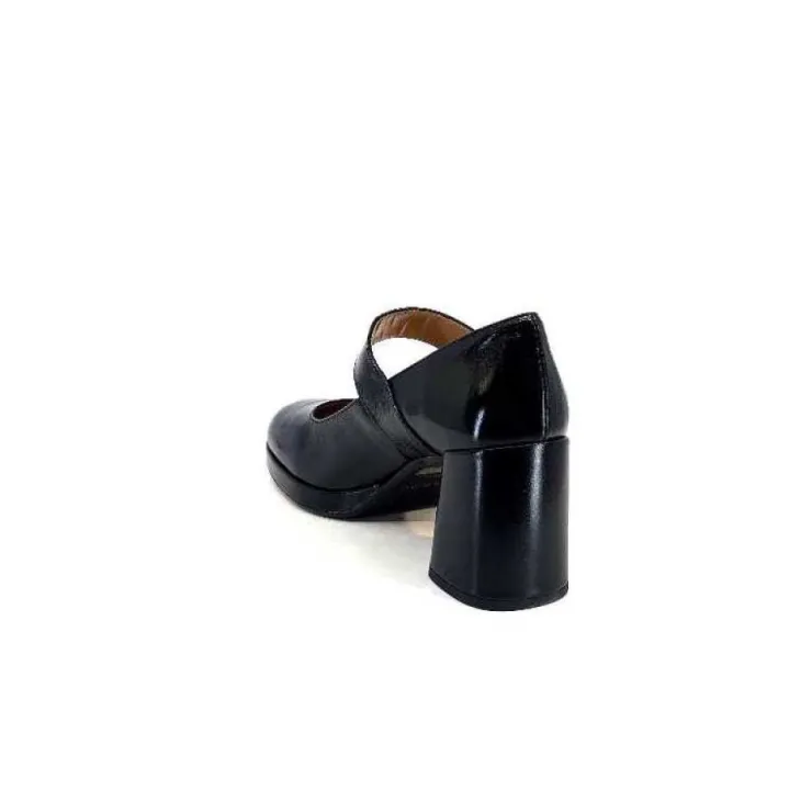 Ivoire0532 Ivoire K2002 M Cuir Vernis Noir*Femme Escarpins