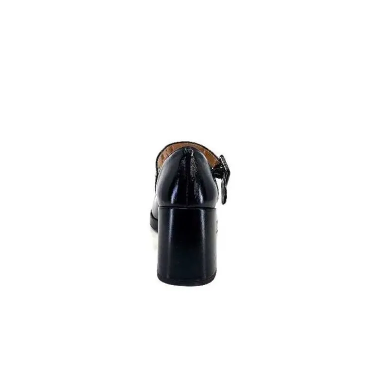 Ivoire0532 Ivoire K2002 M Cuir Vernis Noir*Femme Escarpins