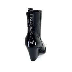 take a walk Ivoire L39620 Cuir Noir*Femme Santiags