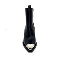 take a walk Ivoire L39620 Cuir Noir*Femme Santiags