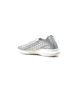 Ivoire0036a Ivoire Liberte Cuir Argent*Femme Baskets