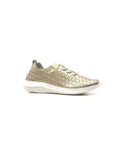 Ivoire0036a Ivoire Liberte Cuir Or*Femme Baskets