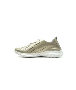 Ivoire0036a Ivoire Liberte Cuir Or*Femme Baskets