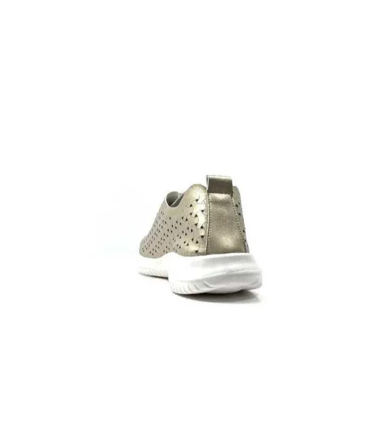 Ivoire0036a Ivoire Liberte Cuir Or*Femme Baskets