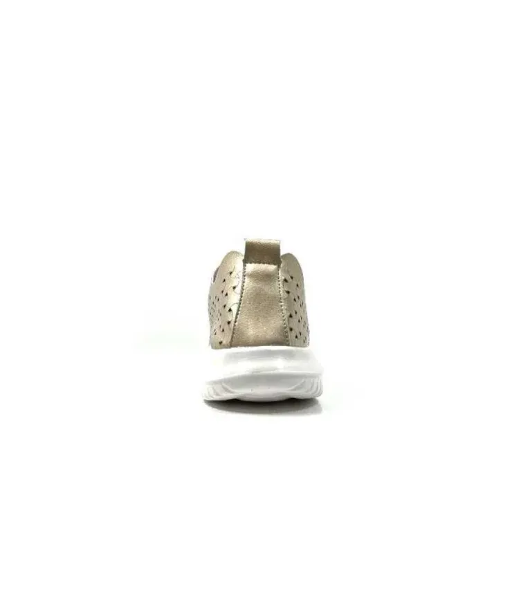 Ivoire0036a Ivoire Liberte Cuir Or*Femme Baskets