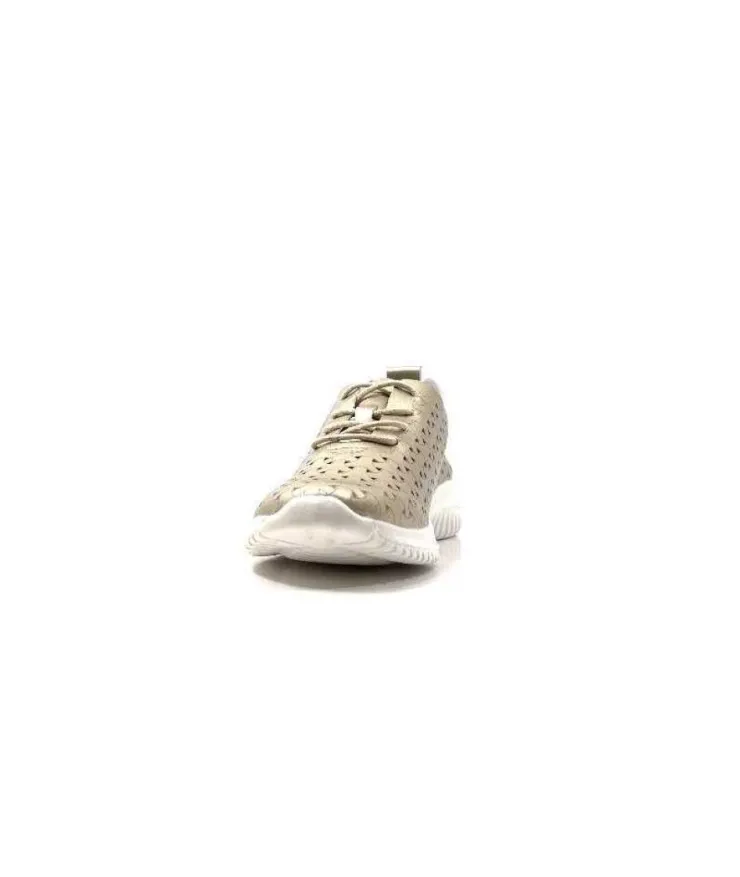Ivoire0036a Ivoire Liberte Cuir Or*Femme Baskets
