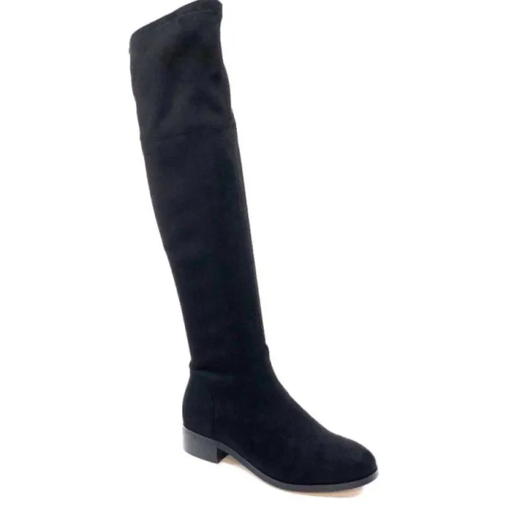 Ivoire0494a Ivoire L547Jb3781 Suede Noir*Femme Bottes