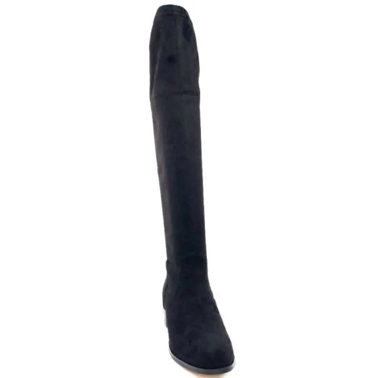 Ivoire0494a Ivoire L547Jb3781 Suede Noir*Femme Bottes
