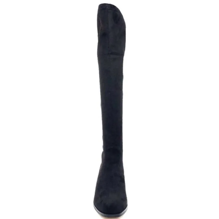 Ivoire0494a Ivoire L547Jb3781 Suede Noir*Femme Bottes