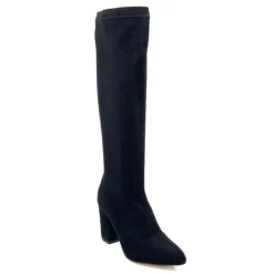 Ivoire0494a Ivoire L567Jz Microfibre Velours Noir*Femme Bottes