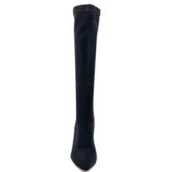 Ivoire0494a Ivoire L567Jz Microfibre Velours Noir*Femme Bottes