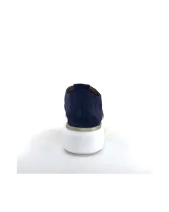 Ivoire0130a Ivoire 7L4144Pe Cuir Bleu Marine*Femme Baskets