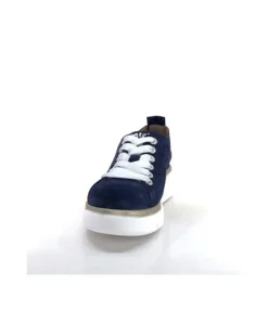 Ivoire0130a Ivoire 7L4144Pe Cuir Bleu Marine*Femme Baskets