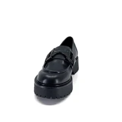 Ivoire0130a Ivoire 1M4995 Cuir Noir*Femme Mocassins