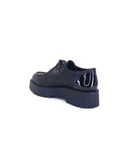 Ivoire0130a Ivoire 1M4001Pm Cuir Noir*Femme Lacets
