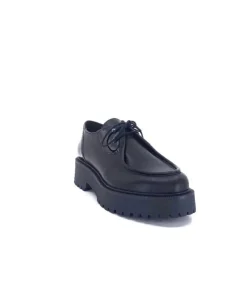 Ivoire0130a Ivoire 1M4001Pm Cuir Noir*Femme Lacets