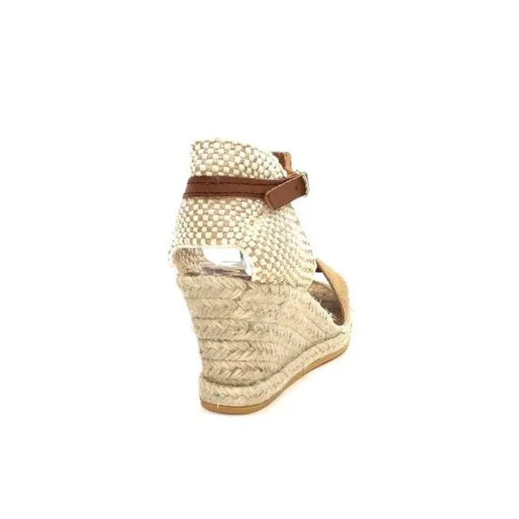 Ivoire0035a Ivoire 6N20-41 Daim Camel*Femme Plateformes