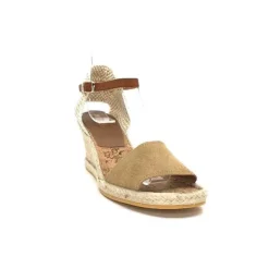 Ivoire0035a Ivoire 6N20-41 Daim Camel*Femme Plateformes