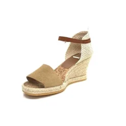 Ivoire0035a Ivoire 6N20-41 Daim Camel*Femme Plateformes