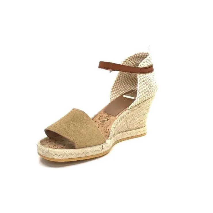 Ivoire0035a Ivoire 6N20-41 Daim Camel*Femme Plateformes