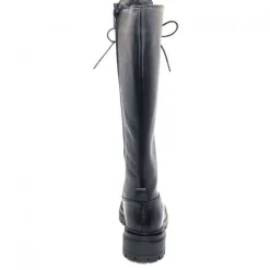 Ivoire0460a Ivoire Poggi Cuir Noir*Femme Bottes
